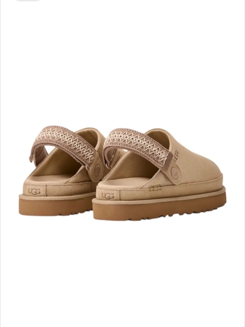UGG Goldenstar UGGbraid Clog - Sz 7.5 - NWOT - “Mustard Seed”